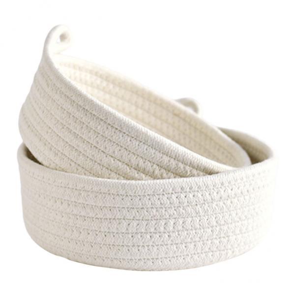 مجموعة سلال صغيرة مستديرة منسو - مراجعة Woven Basket Set وسعره
