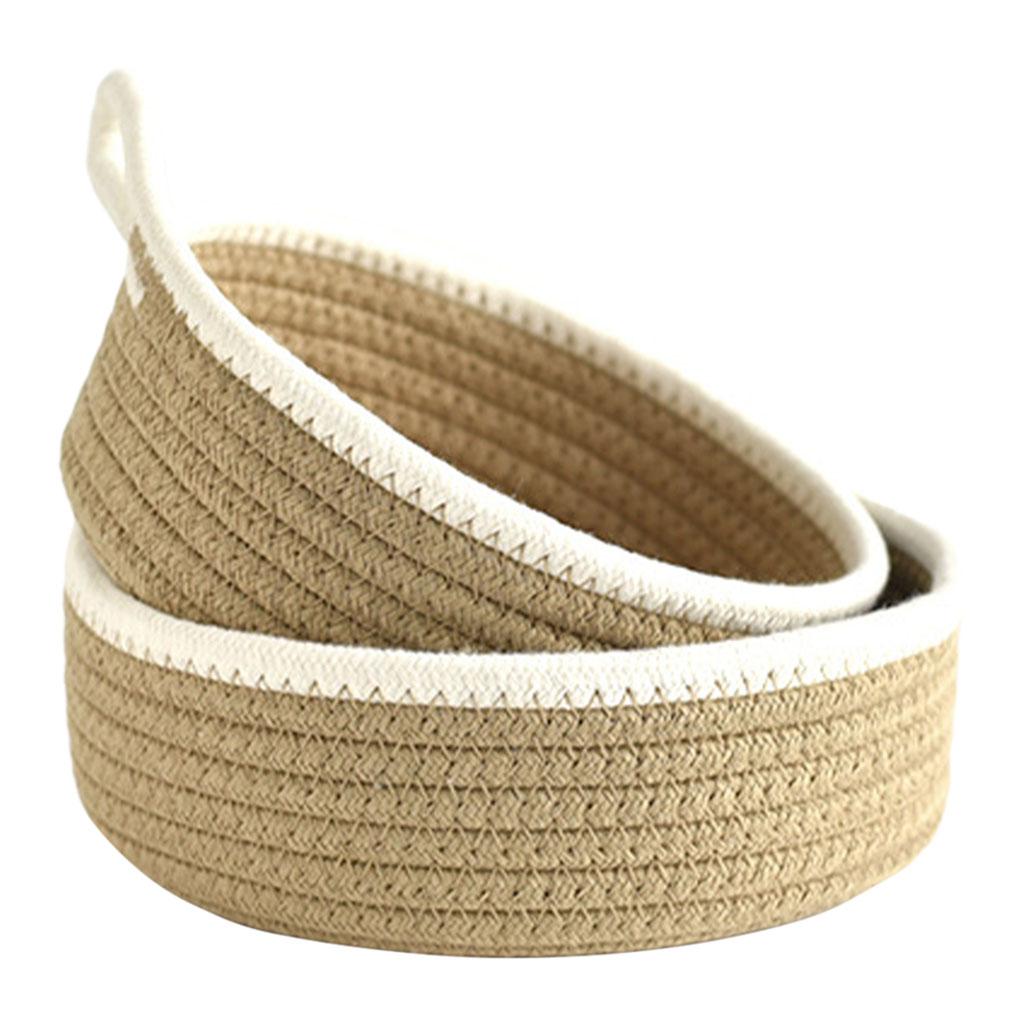 2x مجموعة سلال منسوجة صغيرة مس - مراجعة Woven Basket Set وسعره