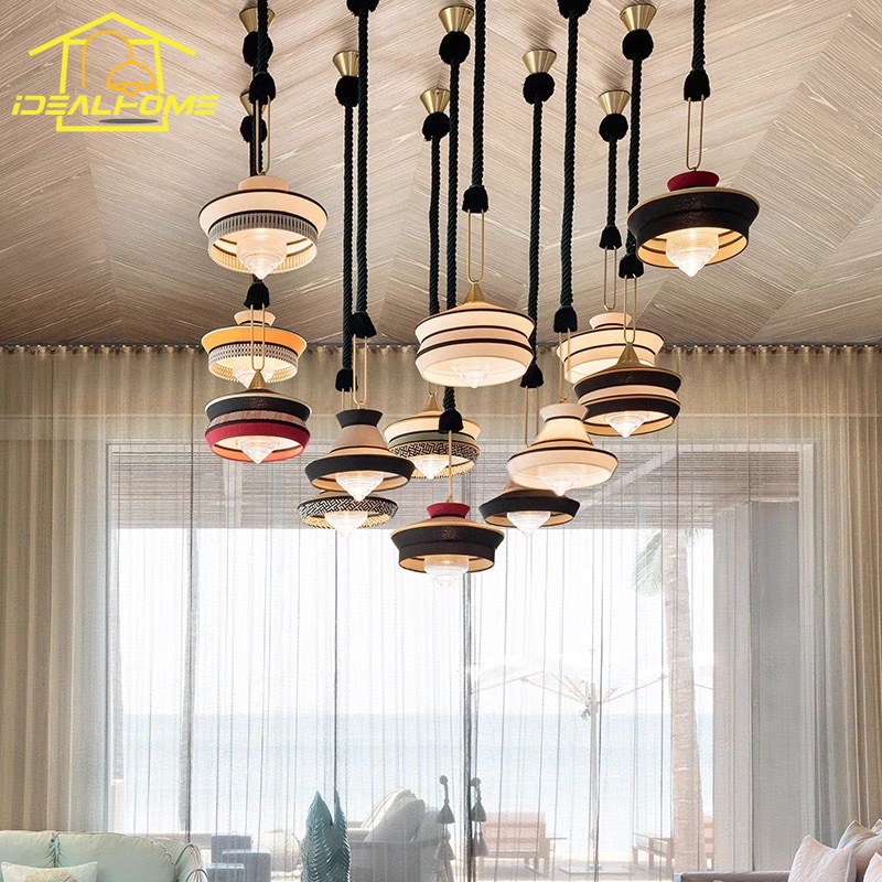 مصابيح معلقة يابانية بسيطة بتص - مراجعة Interior Design Minimalist وسعره