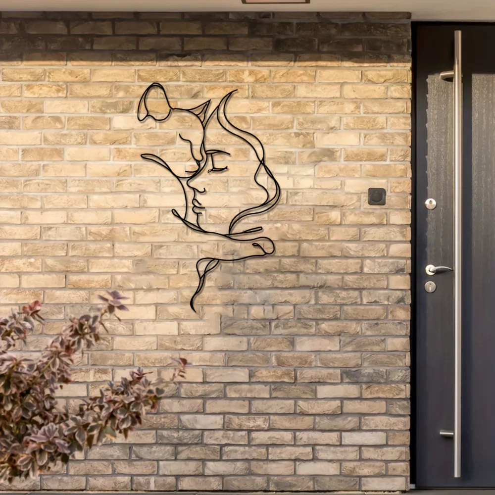 فن معدني أنيق للقطط السوداء وا - مراجعة Interior Design Minimalist وسعره