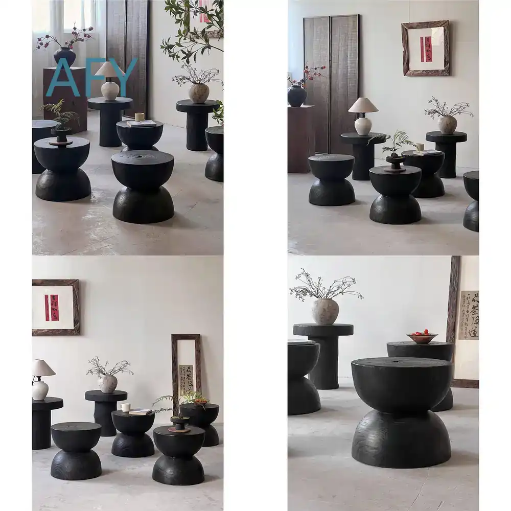 كرسي خشبي مكربن لديكور المنزل  - مراجعة Interior Design Zen Style وسعره