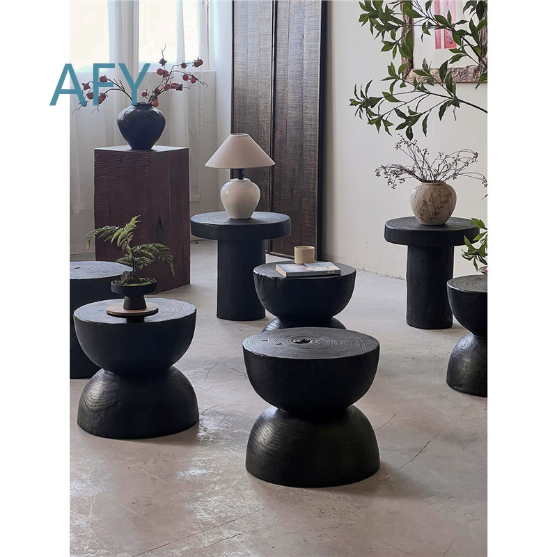 كرسي خشبي مكربن لديكور المنزل  - مراجعة Interior Design Zen Style وسعره