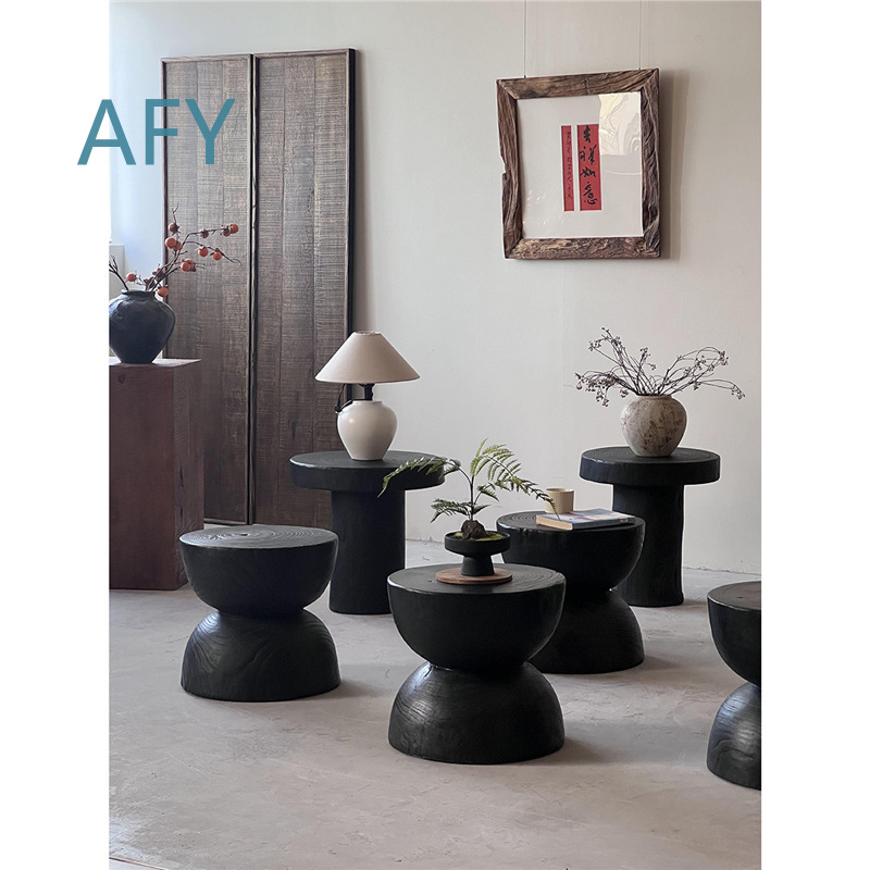 كرسي خشبي مكربن لديكور المنزل  - مراجعة Interior Design Zen Style وسعره
