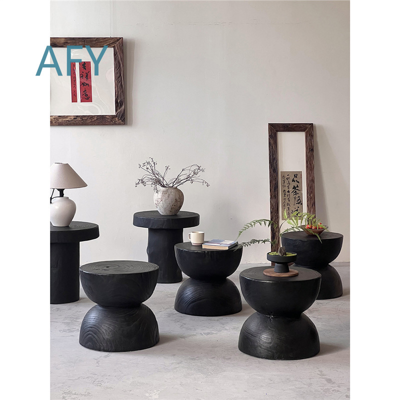 كرسي خشبي مكربن لديكور المنزل  - مراجعة Interior Design Zen Style وسعره