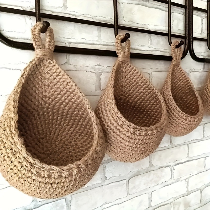 3 قطعة/المجموعة مكرامية سلة فو - مراجعة Woven Basket Set وسعره